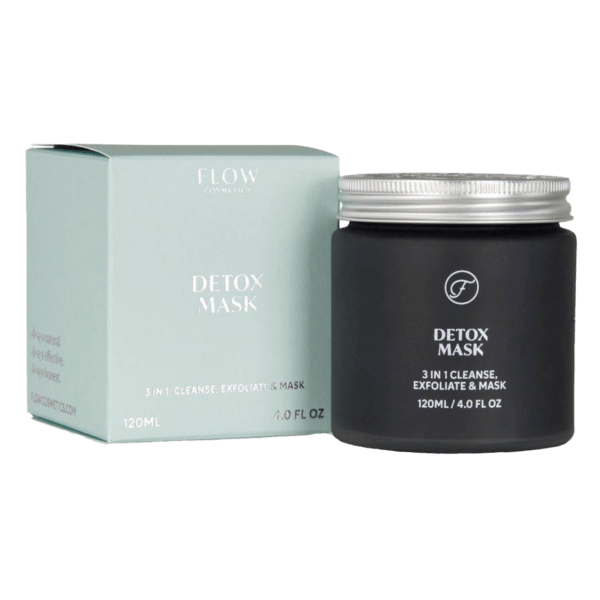 Flow - Detox Mask 3-in-1 - Reinigend & Exfoliërend Masker