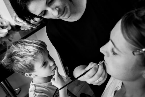 Kapsalon foto van Linda aan huis kapster