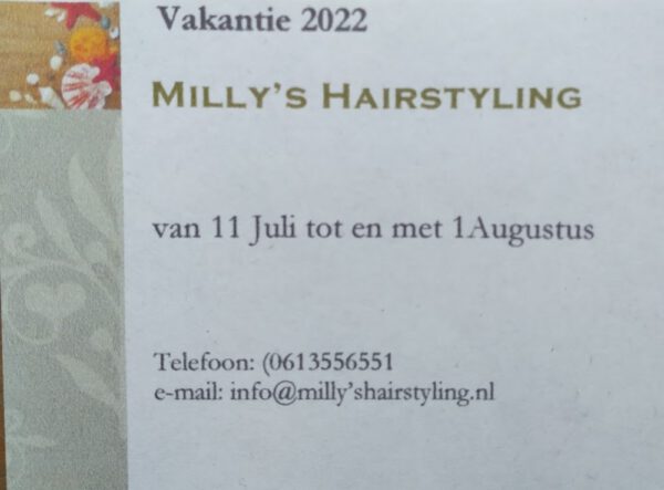 Kapsalon foto van Milly’s Hairstyling